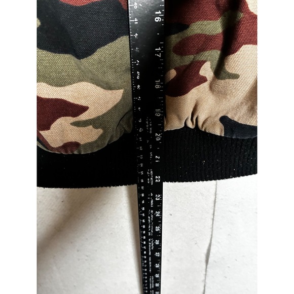 Walls Blizzard Pruf Camo Work Jacket Youth XL Hooded Insulated Canvas W35080WGW - Picture 7 of 11